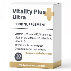 Vitality Plus Ultra Kapszulák az ízületek és a prosztata támogatására, a vérnyomás normalizálására és a szervezet általános erősítésére (multivitamin komplex)
